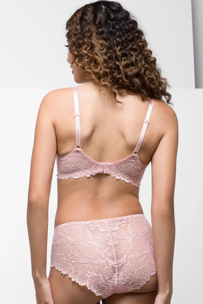 2 Pack Non Padded Underwire Bras Black And Pink