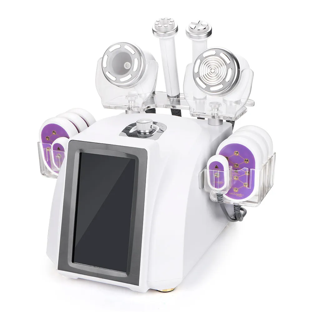 30K Cavitation Radio Frequency  EMS Electroporation Vacuum Lipo Laser Slimming Face&Body Care Beauty Machine