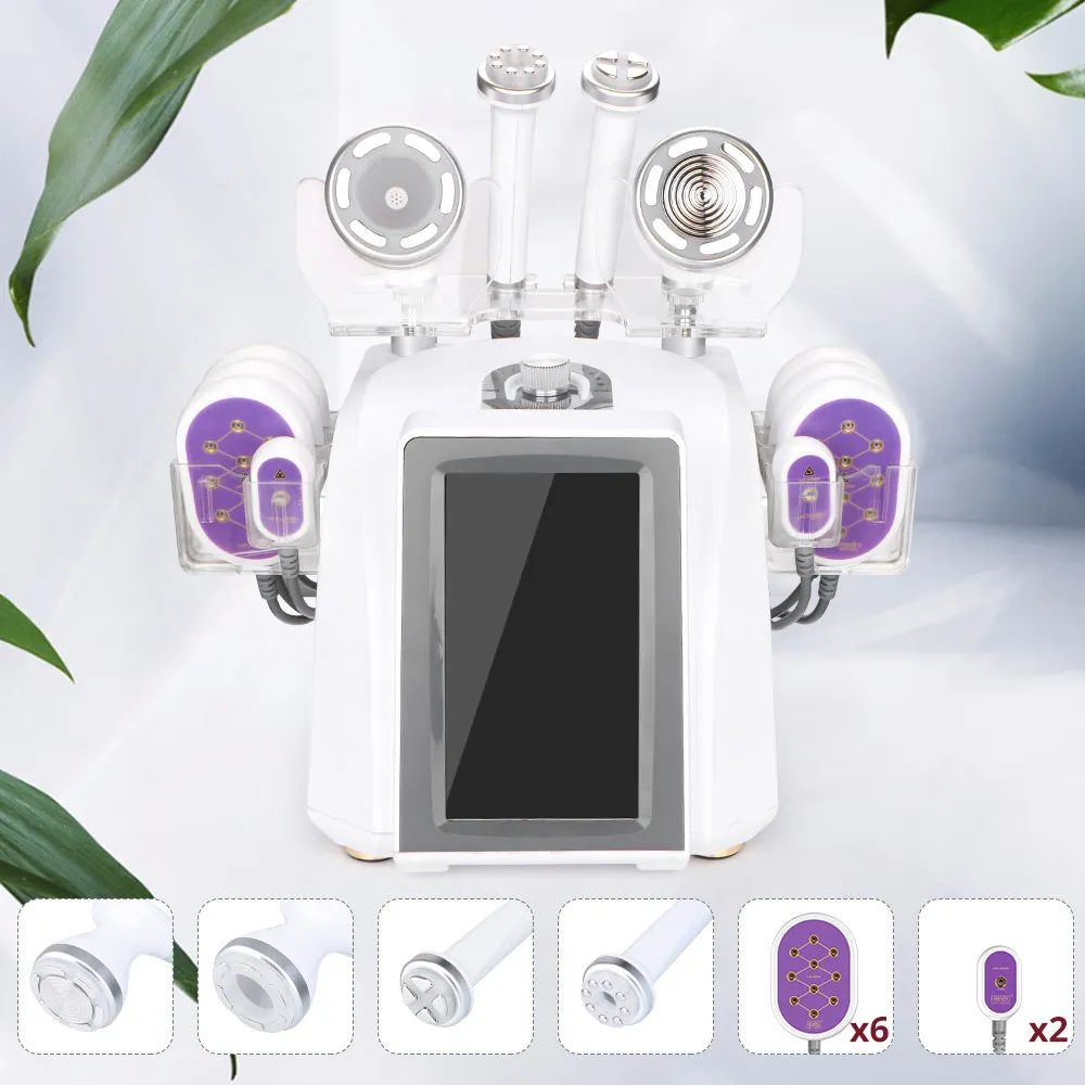 30K Cavitation Radio Frequency  EMS Electroporation Vacuum Lipo Laser Slimming Face&Body Care Beauty Machine
