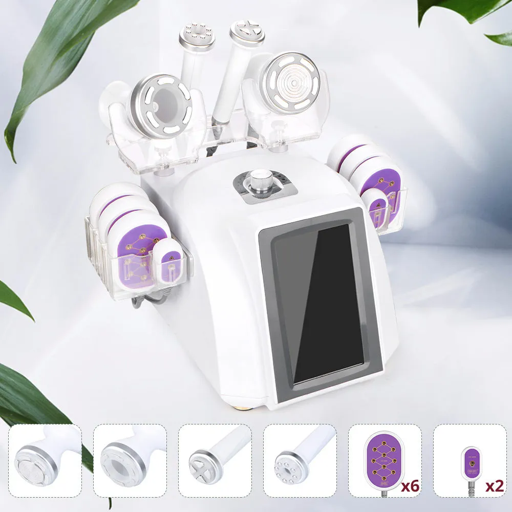 30K Cavitation Radio Frequency  EMS Electroporation Vacuum Lipo Laser Slimming Face&Body Care Beauty Machine