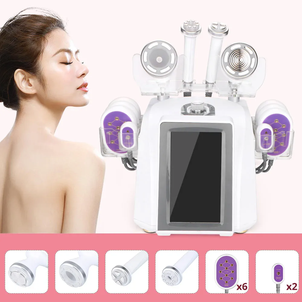 30K Cavitation Radio Frequency  EMS Electroporation Vacuum Lipo Laser Slimming Face&Body Care Beauty Machine