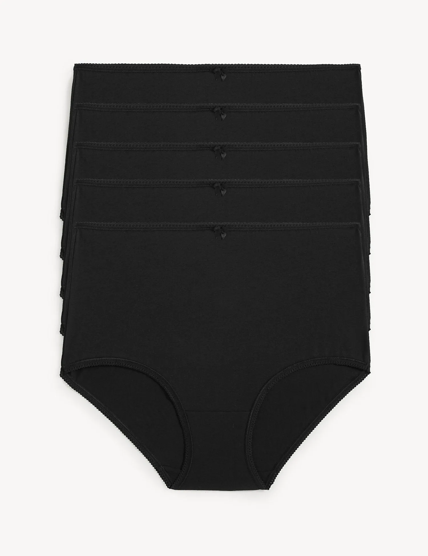 5pk Cotton Lycra Full Briefs