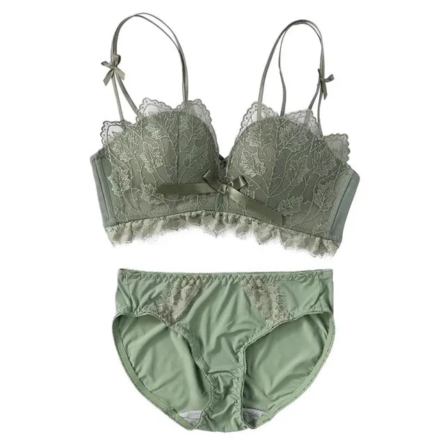 Adjustable Push Up Bra Set