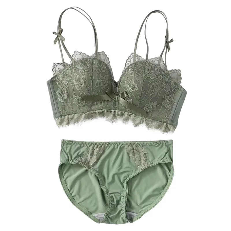 Adjustable Push Up Bra Set