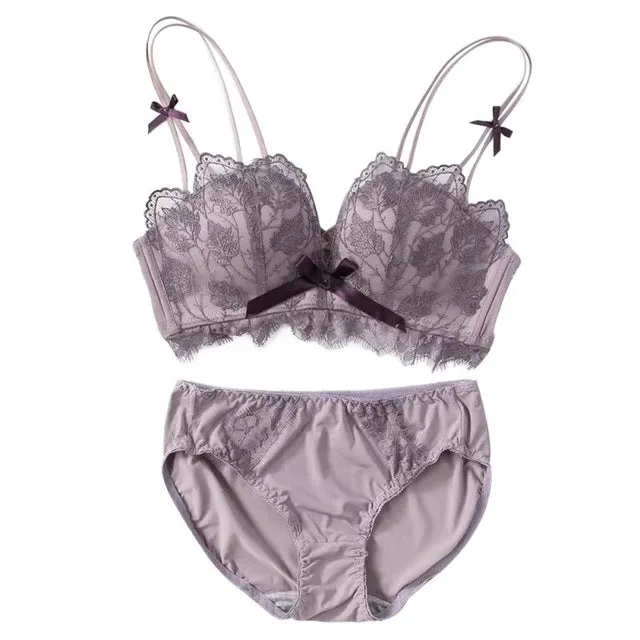 Adjustable Push Up Bra Set