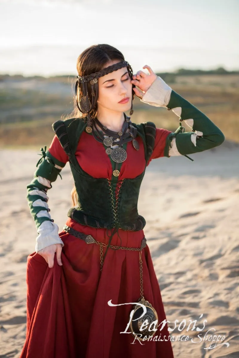 Alchemists Daughter Natural Suede Bodice