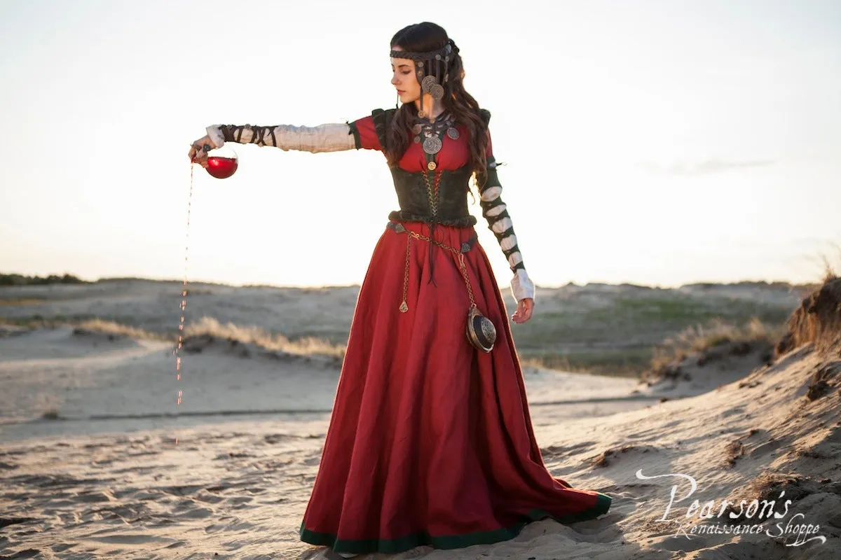 Alchemists Daughter Natural Suede Bodice