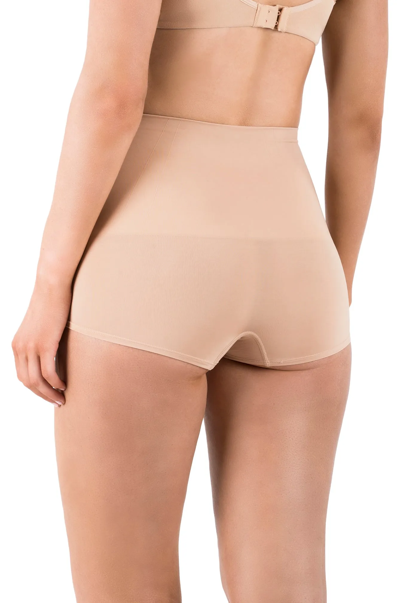 Ambra Powerlite Boyleg short Tummy Control Knickers in Black or Nude