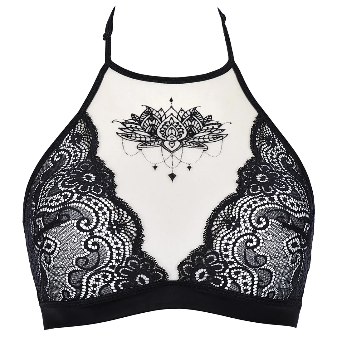 Axami Julianne Sheer Lace Wireless Bralette