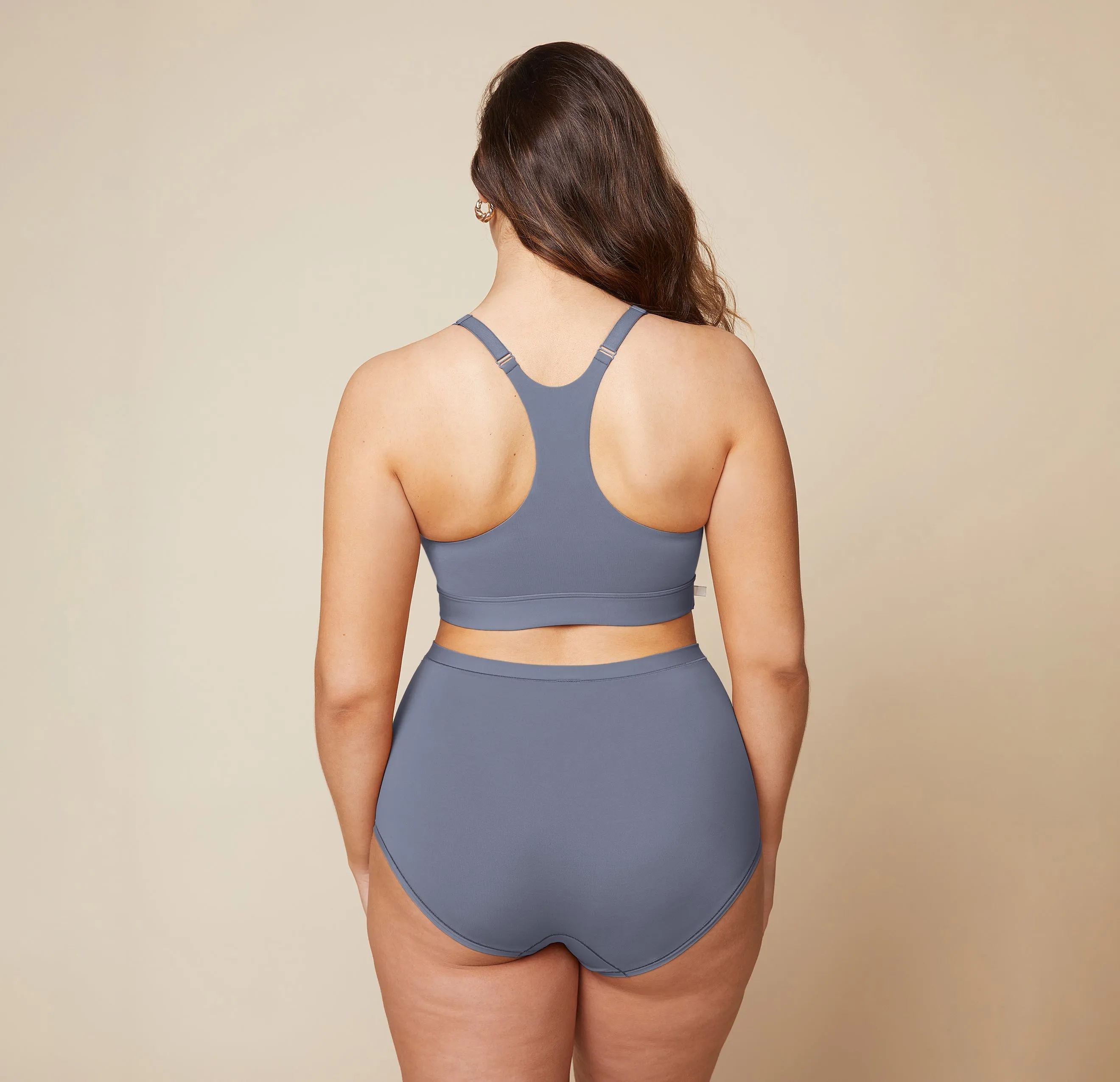 Bliss Racerback Bralette - Steel