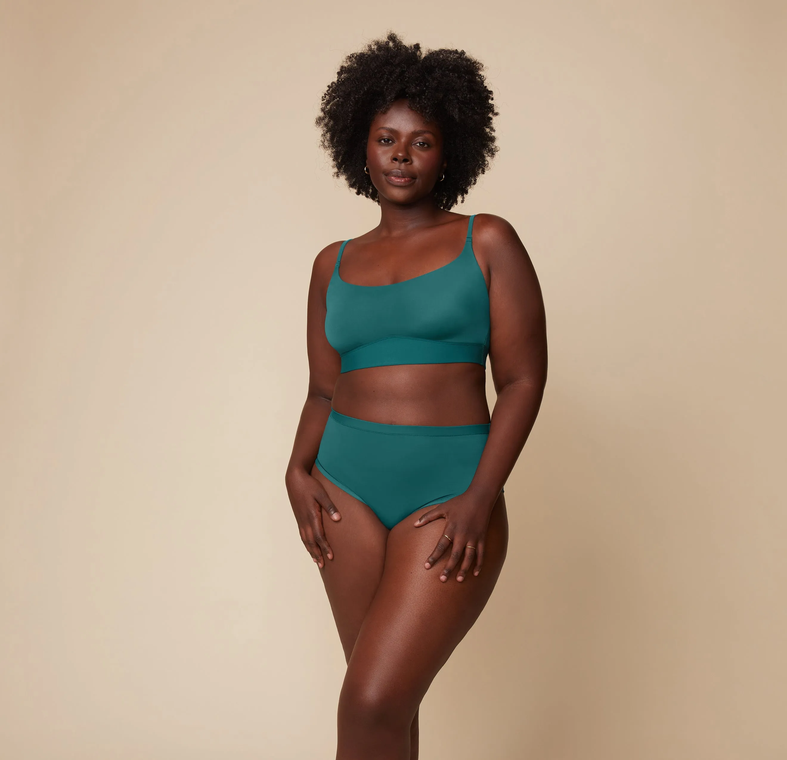Bliss Scoop Bralette - Everglade