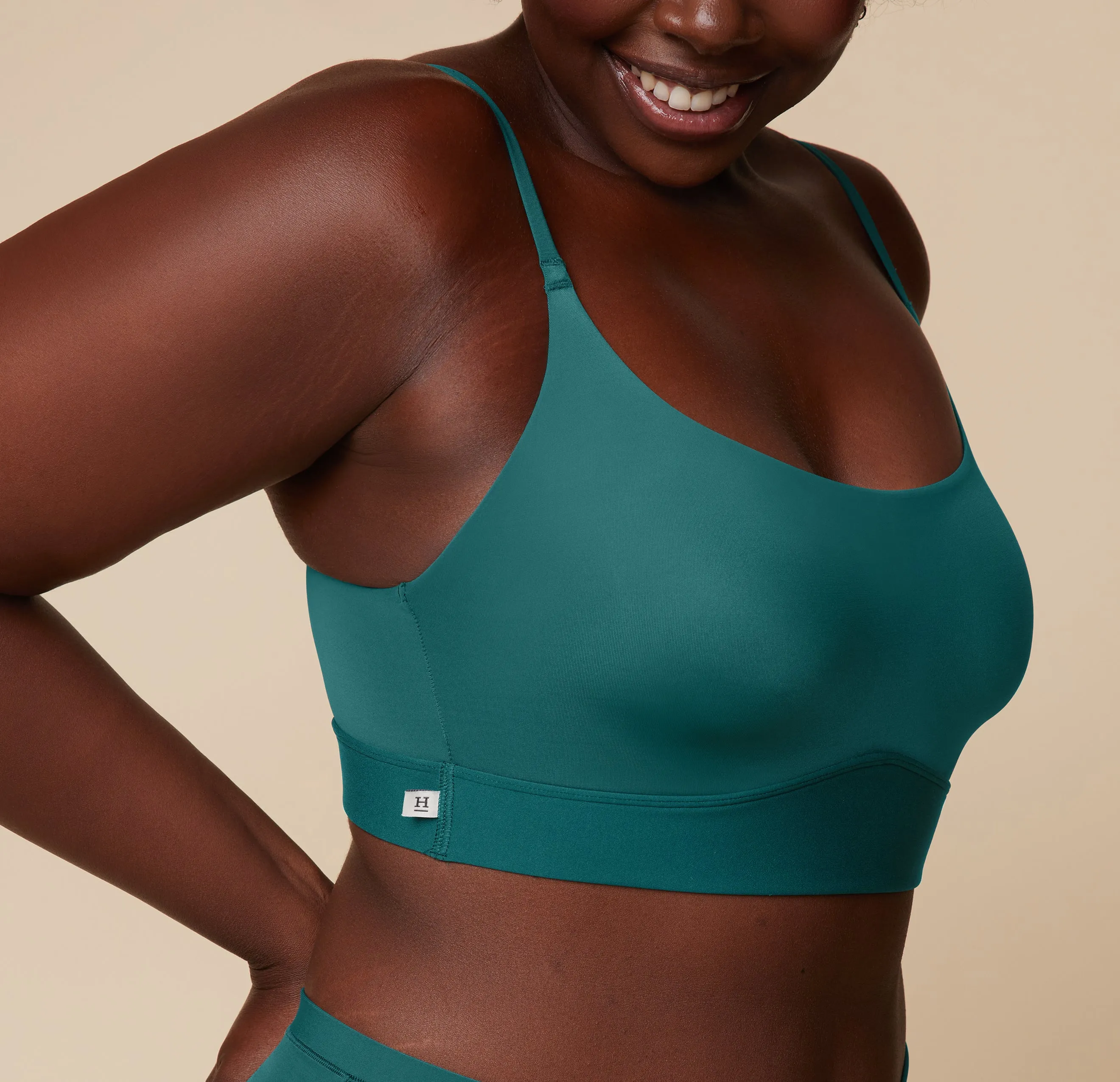 Bliss Scoop Bralette - Everglade