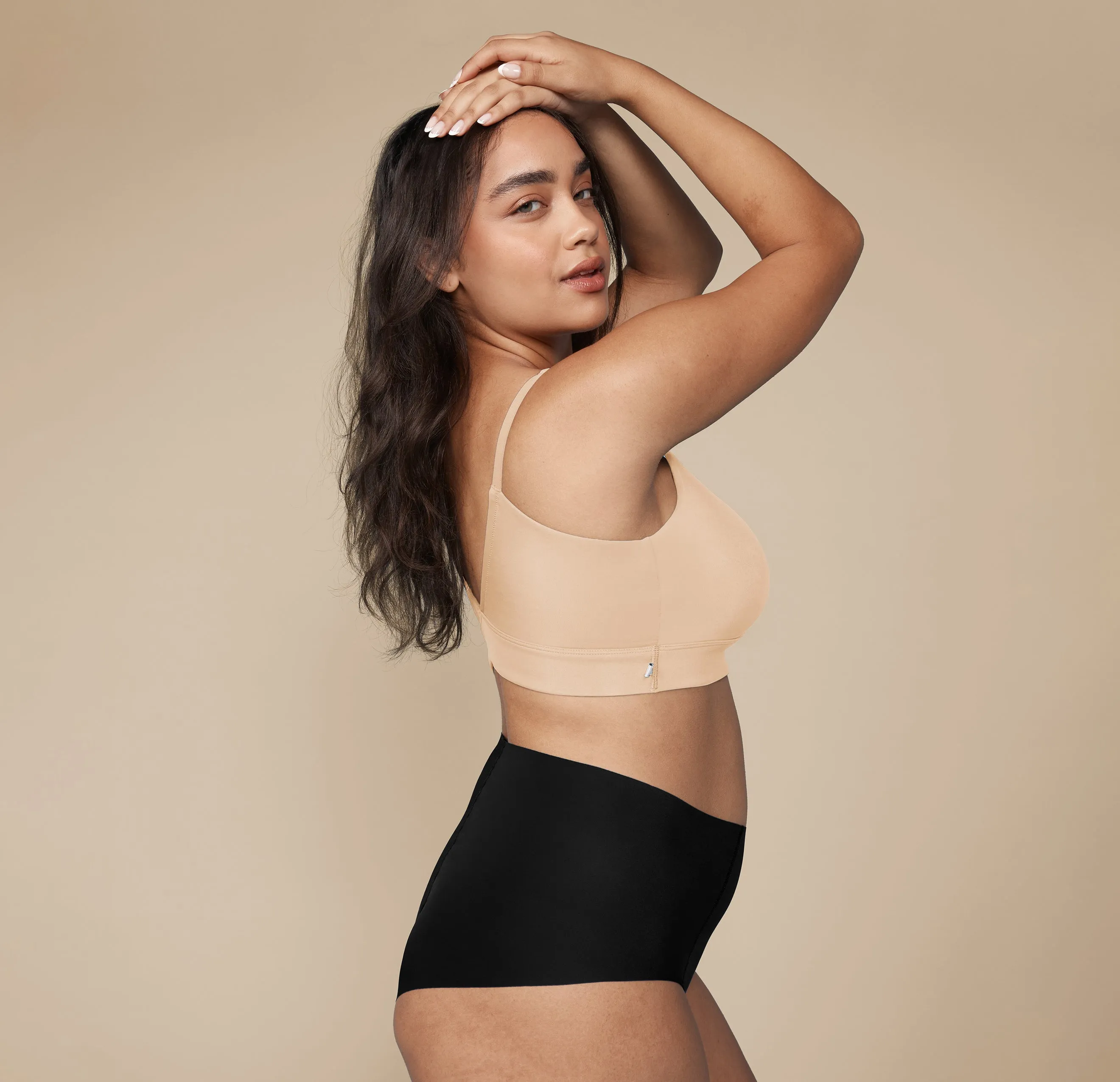 Bliss Triangle Bralette - Beige