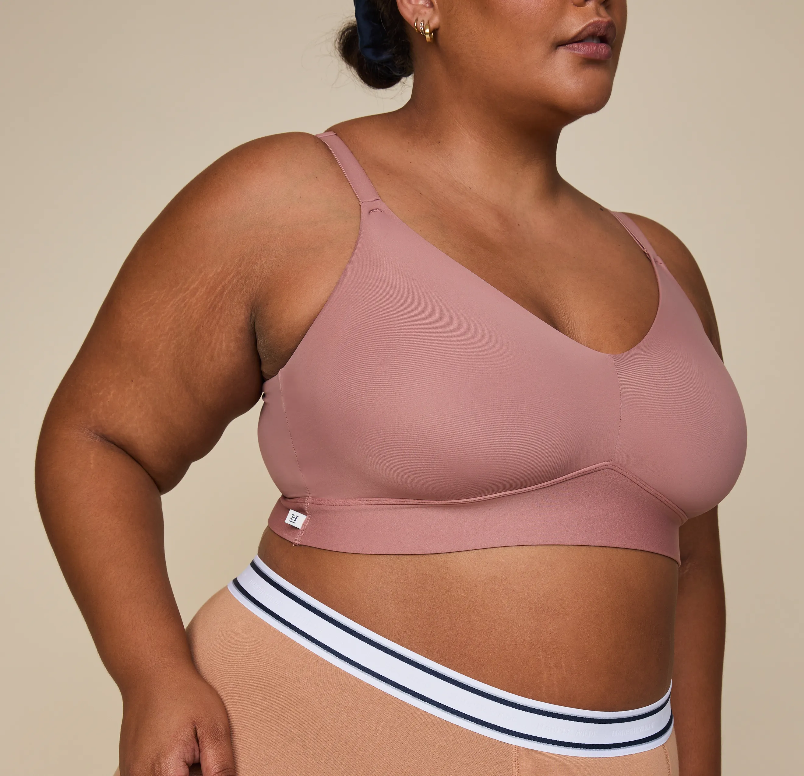Bliss Triangle Bralette - Plum