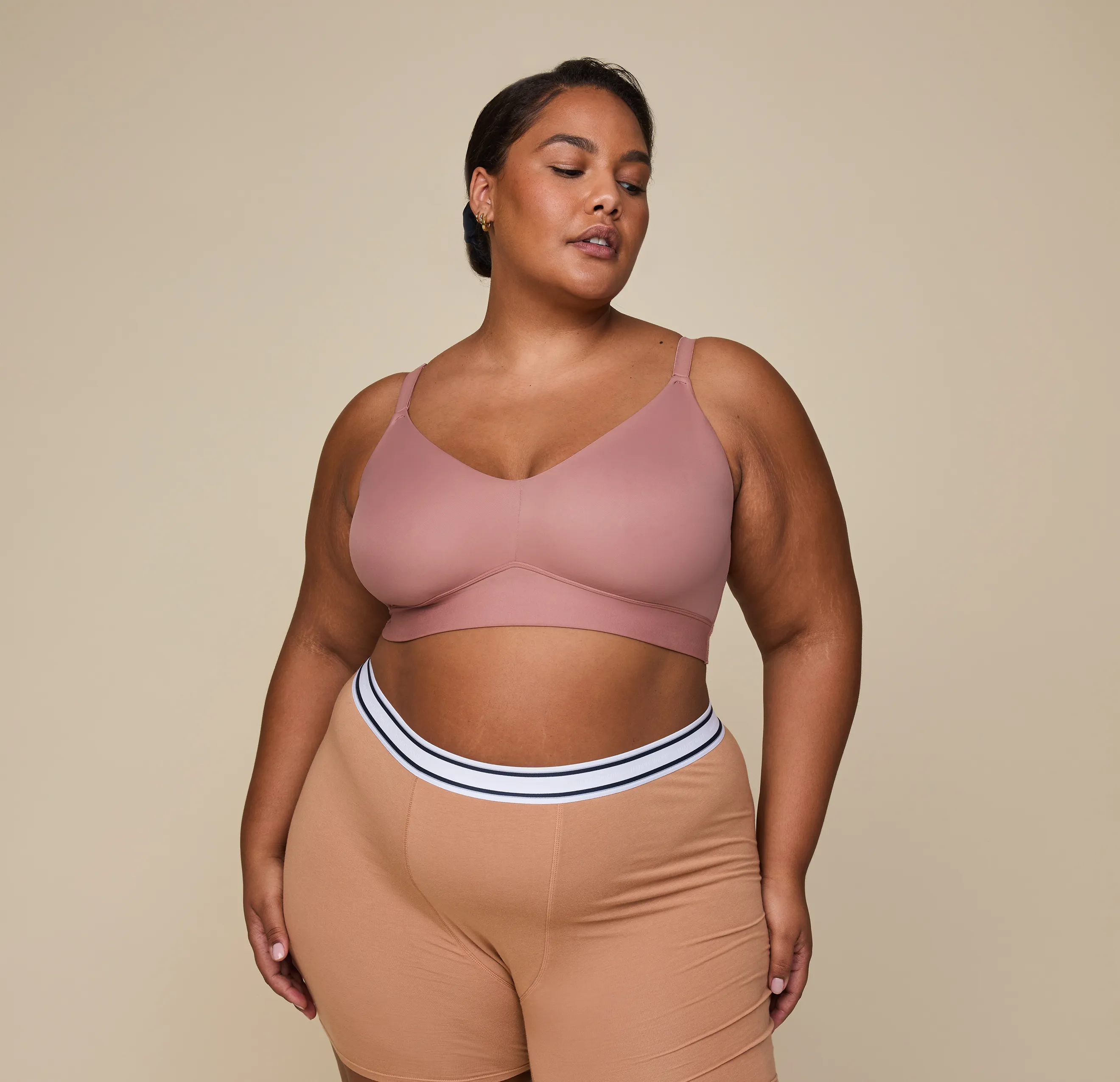 Bliss Triangle Bralette - Plum