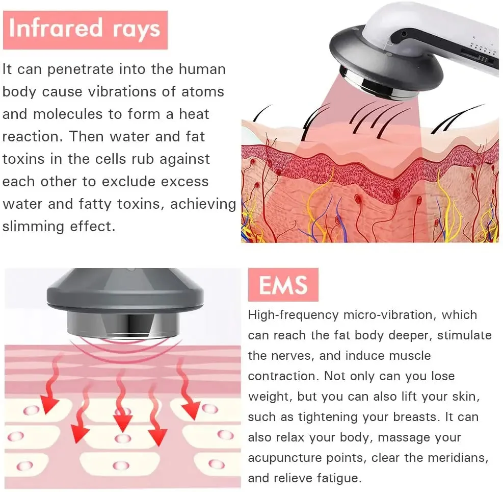 Body Face Lift Ultrasound Body Slimming Massager-Ultrasound Slimming