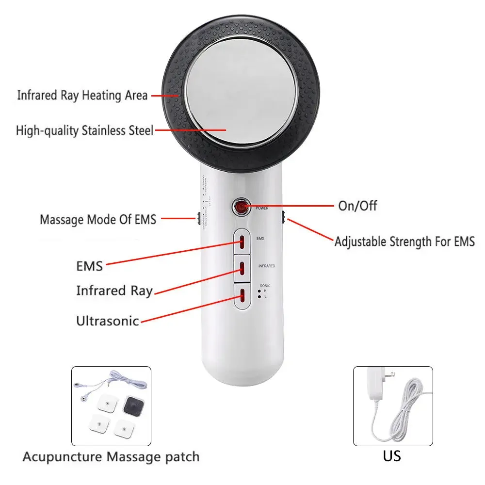 Body Face Lift Ultrasound Body Slimming Massager-Ultrasound Slimming