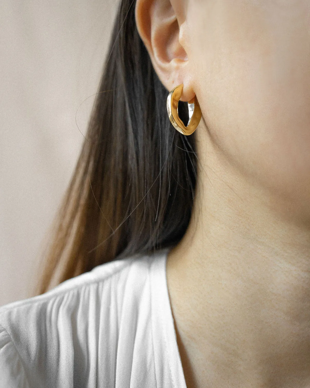 BRONX Hammered Hoops