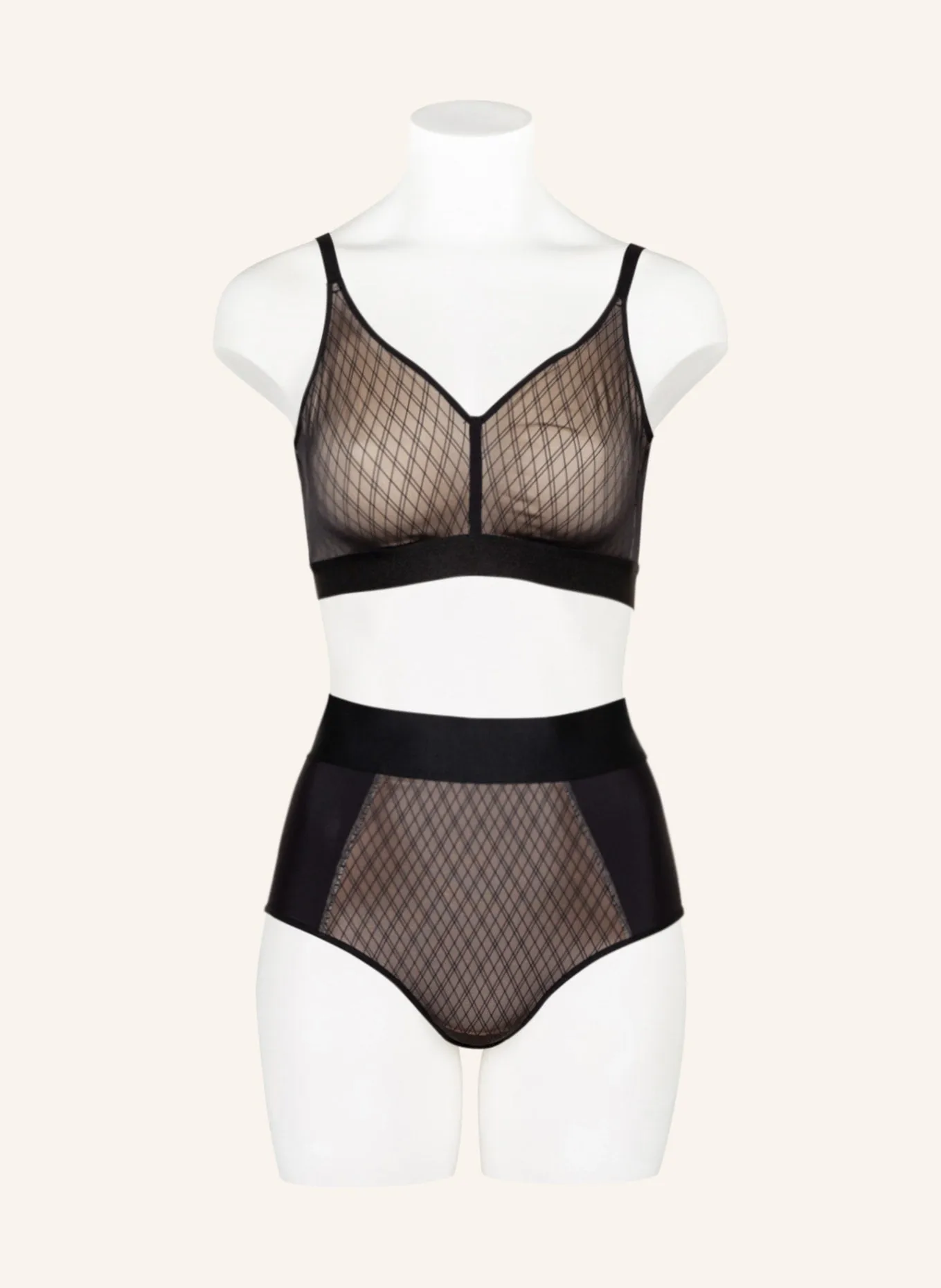 Bustier CHANTELLE SMOOTH LINES, black