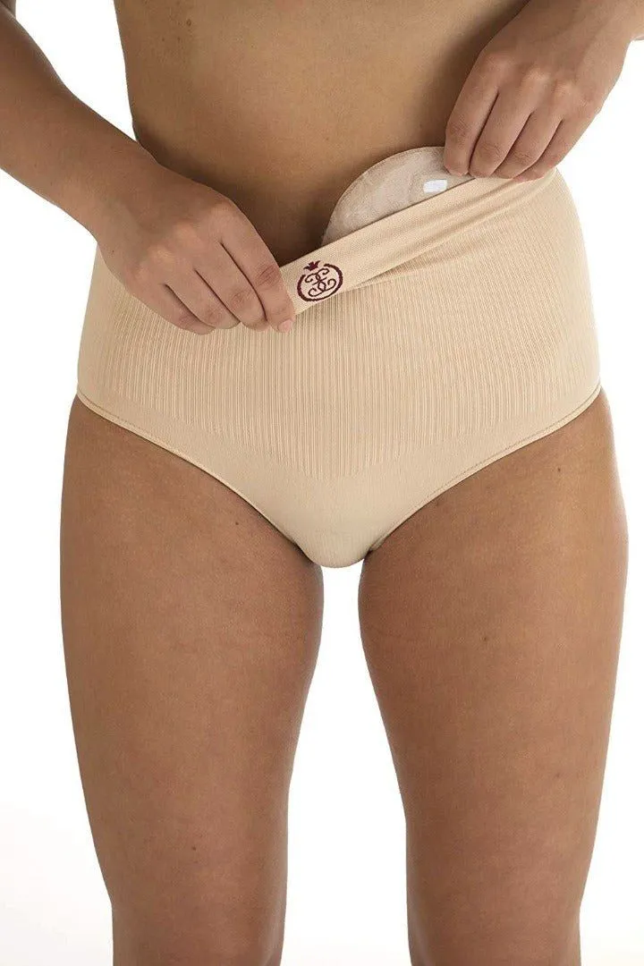 Comfizz Womens Ostomy/Hernia/Post Surgery Support Briefs - High Waist - Level 1 Light Support