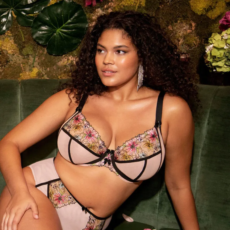 Elomi Carrie Plunge Bra Ballet Pink
