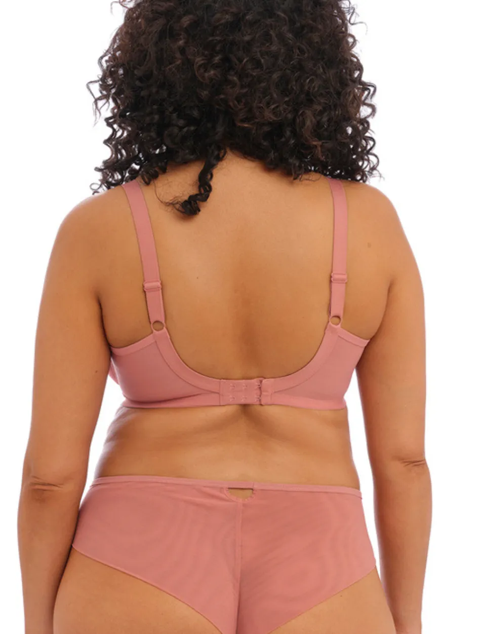 Elomi Priya Underwire Plunge Bra, Rosegold | Elomi Priya Rose | Pink Plunge Bras By Elomi