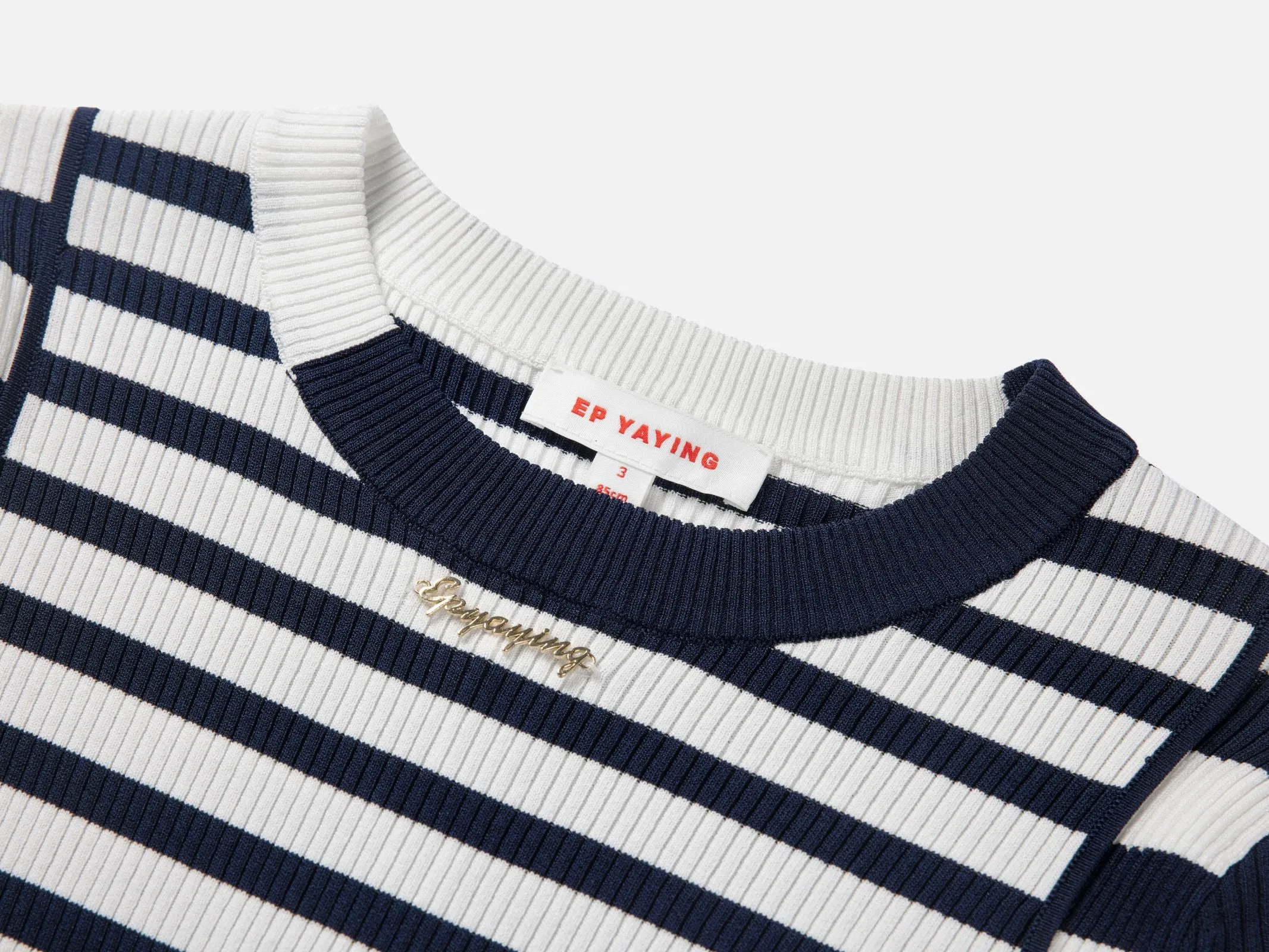 EP YAYING Round Neck Knit Sweater