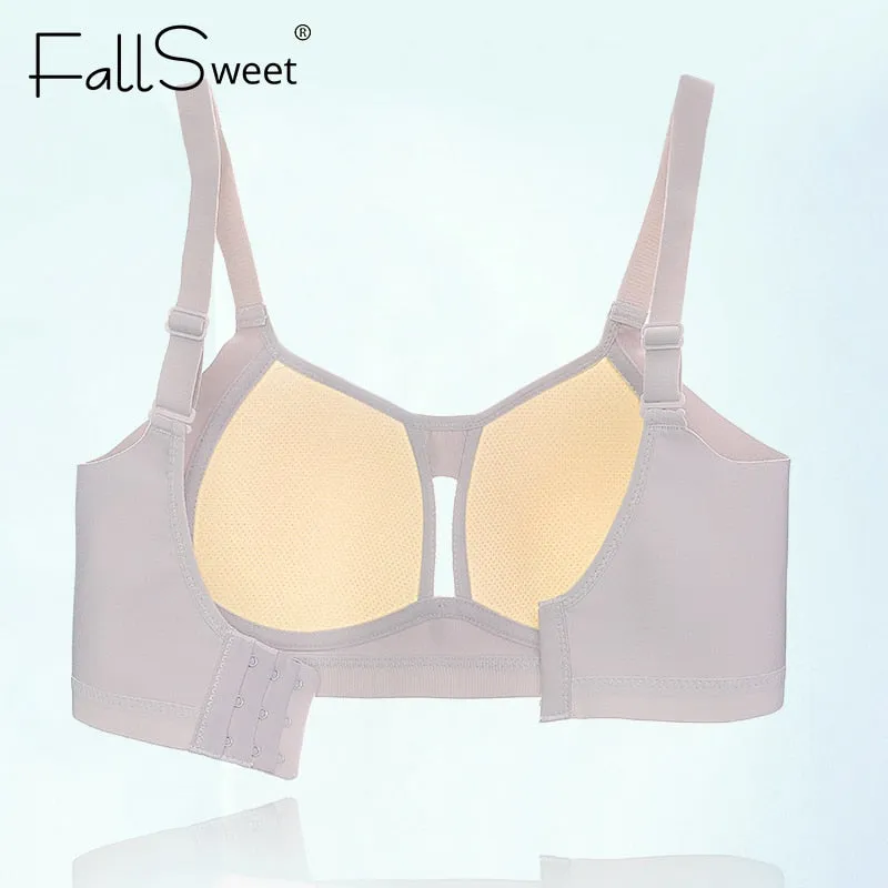 FallSweet Seamless Bras for Woman Wireless Underwear Push Up Bra Intimates Bralette Brassier No Wire Plus Size Bras C D Cup