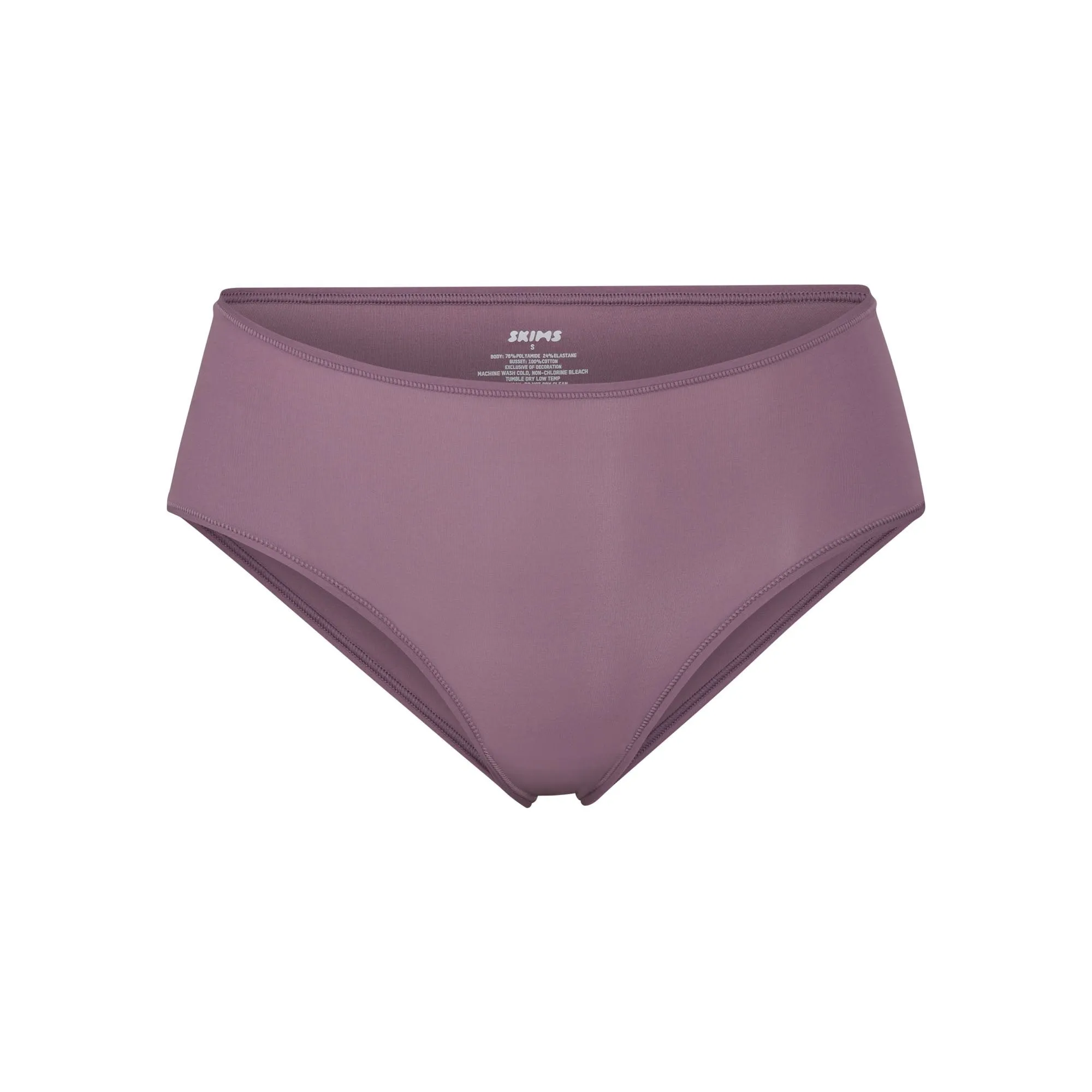 FITS EVERYBODY MID RISE BRIEF | PLUM