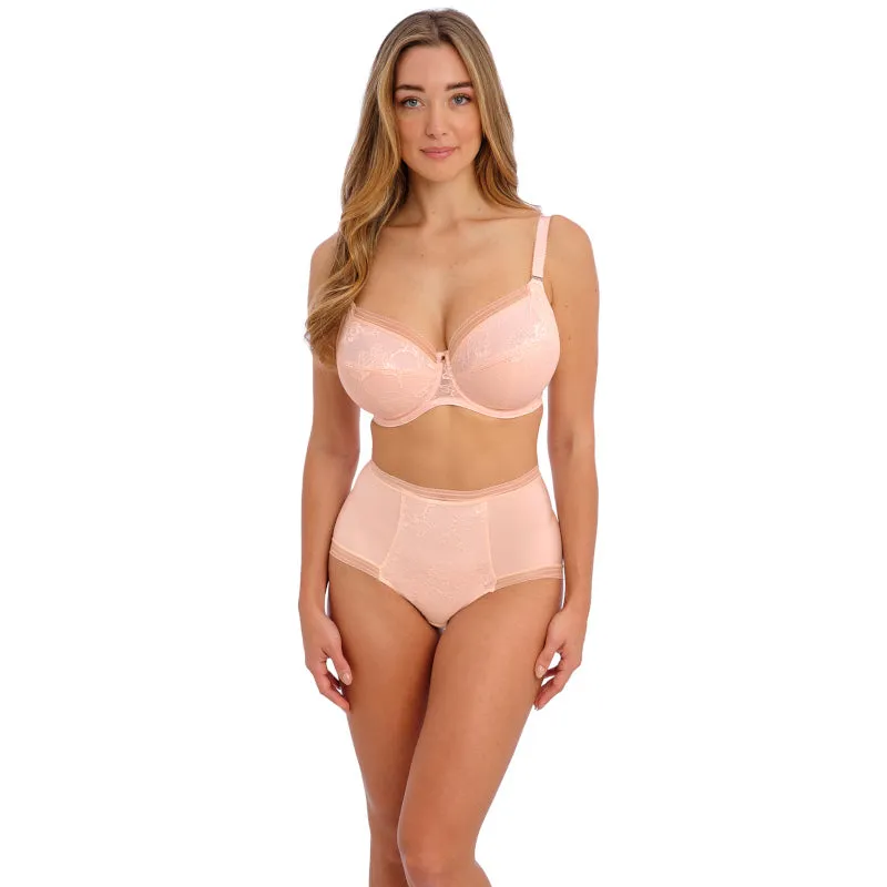 Fusion Lace High Waist Brief Blush Pink - Fantasie