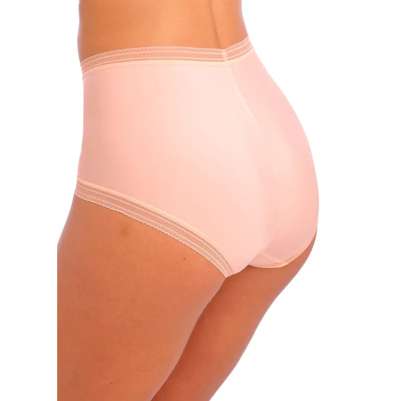 Fusion Lace High Waist Brief Blush Pink - Fantasie