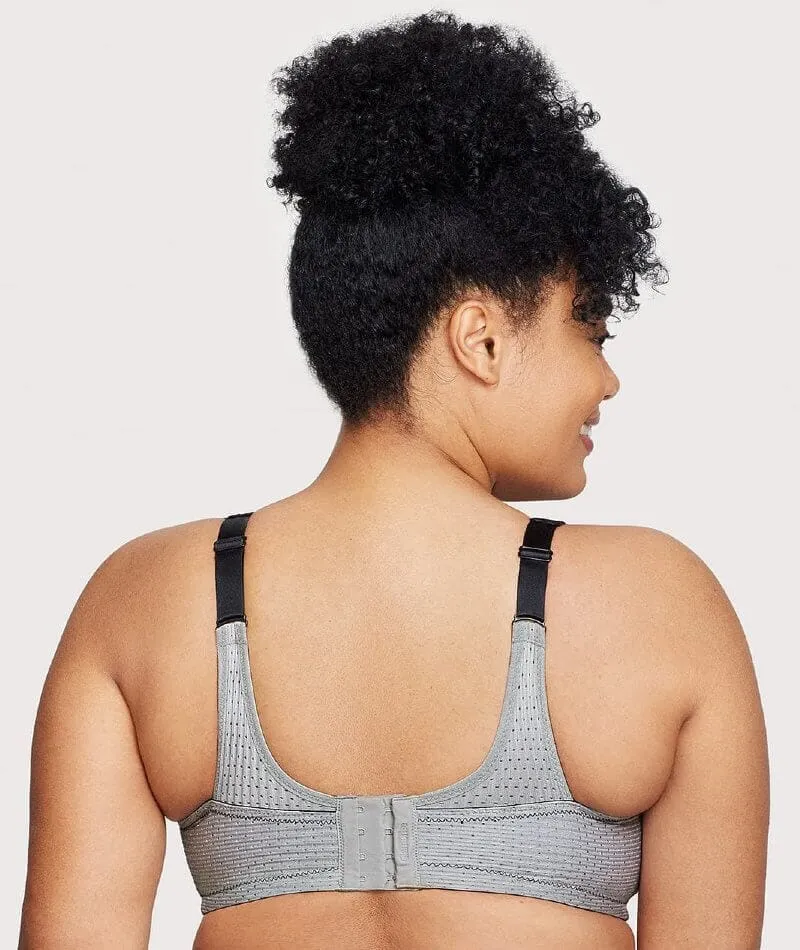 Glamorise Custom Control Wire-Free Sports Bra - Black