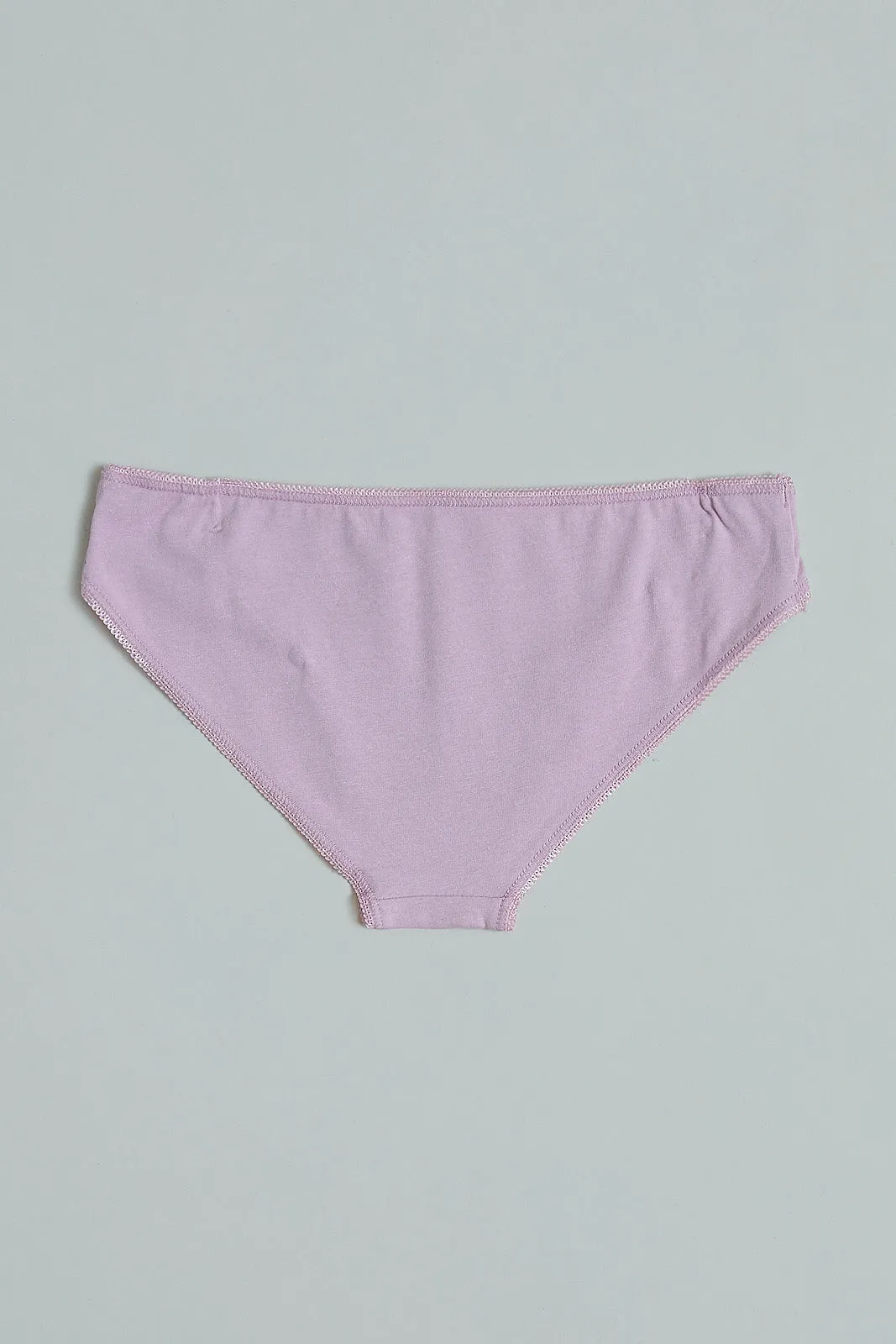 Grey Floral and Pink Hipster Briefs (Pack of 2)