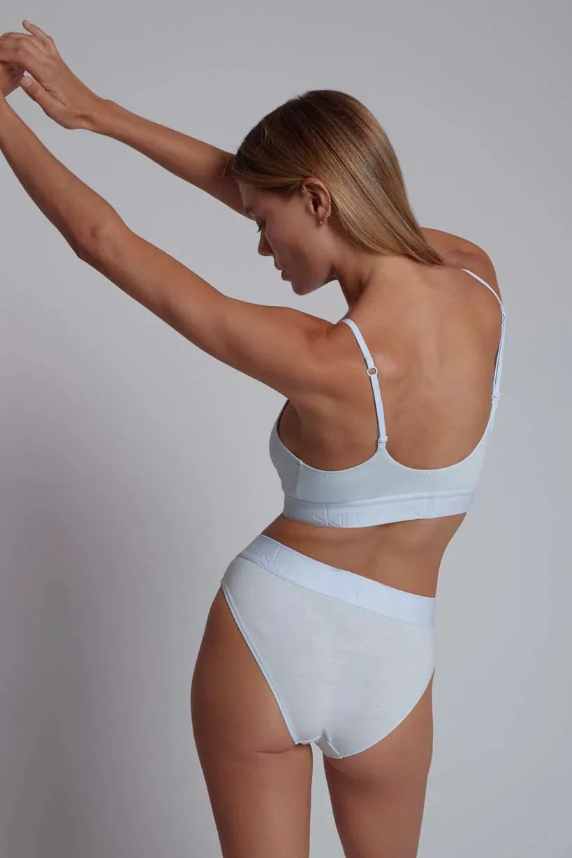 HADLEE (Logo) Bralette in Macadamia