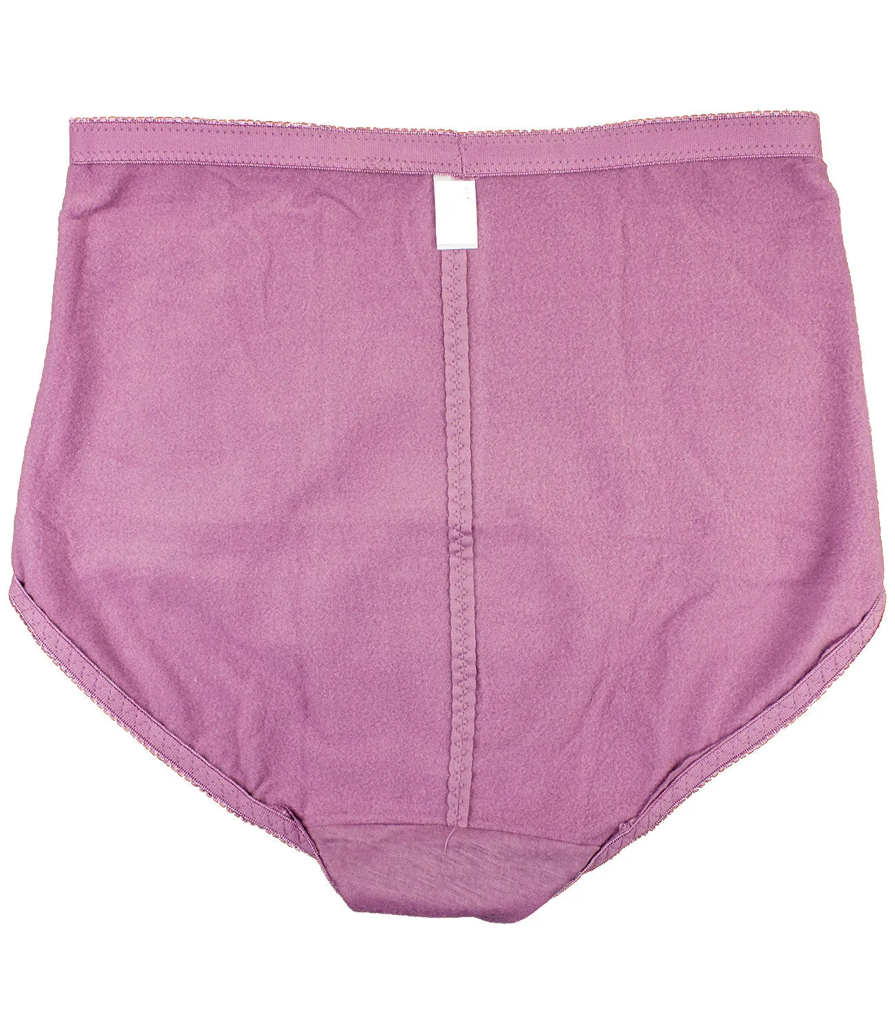 Hidden 2 Sides Pocket Fleece Lined Brief Girdle Panties (6 Pack)