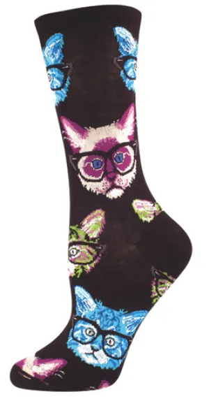 Kittenster With Colors Socks (Women's)
