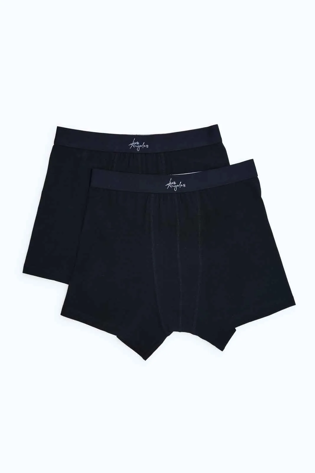 Men Black Plain Hipster Set (Pack of 2)