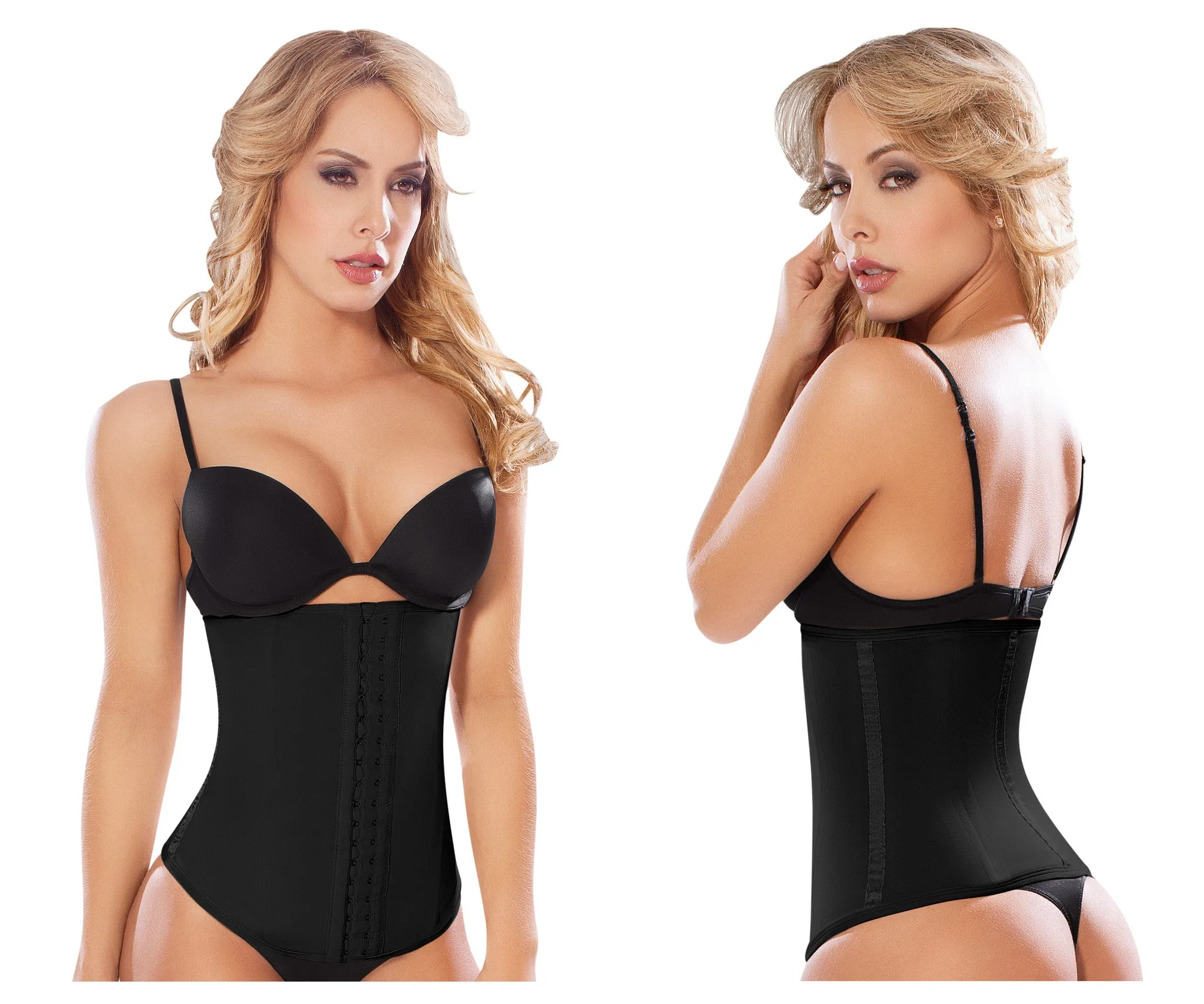 Moldeate-8026 Waist Cinchers-Black-S