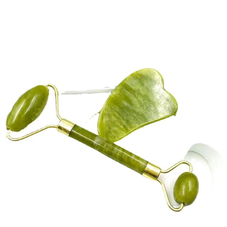 Natural Jade Massage Roller Xiuyan Jade Beauty Bar Facial Beauty Instrument Jade Push