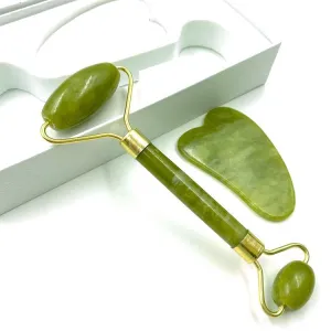 Natural Jade Massage Roller Xiuyan Jade Beauty Bar Facial Beauty Instrument Jade Push