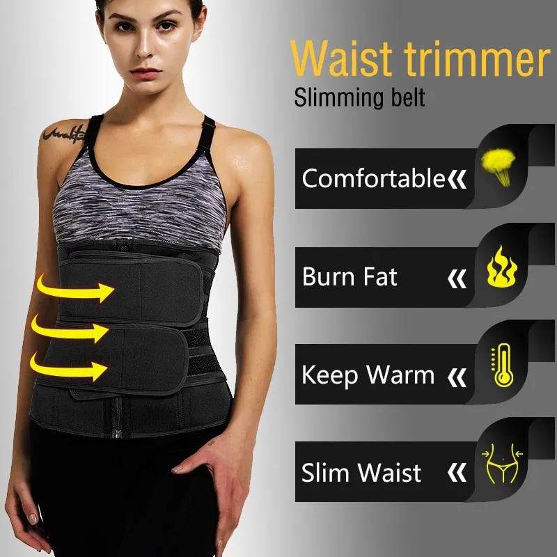 New Year Women Waist Trainer Neoprene - Body Shaper Belt Slimming Sheath Belly Reducing Shaper -Tummy Sweat Shapewear Workout Shaper Corset (FH)(FHW1)(1U31)(1U24)