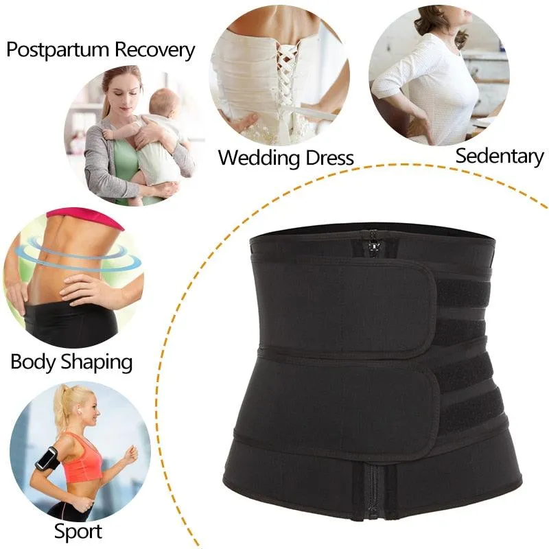 New Year Women Waist Trainer Neoprene - Body Shaper Belt Slimming Sheath Belly Reducing Shaper -Tummy Sweat Shapewear Workout Shaper Corset (FH)(FHW1)(1U31)(1U24)