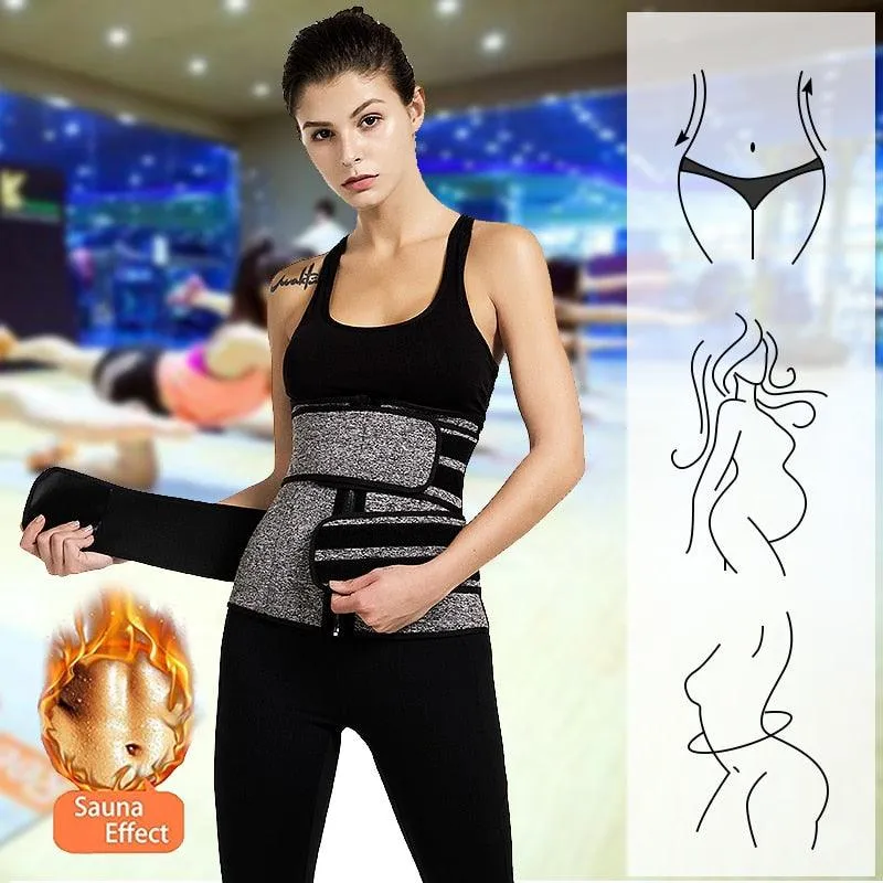New Year Women Waist Trainer Neoprene - Body Shaper Belt Slimming Sheath Belly Reducing Shaper -Tummy Sweat Shapewear Workout Shaper Corset (FH)(FHW1)(1U31)(1U24)