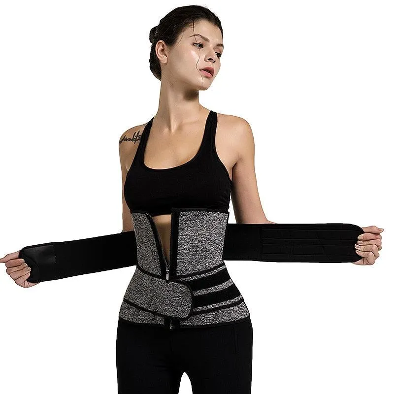 New Year Women Waist Trainer Neoprene - Body Shaper Belt Slimming Sheath Belly Reducing Shaper -Tummy Sweat Shapewear Workout Shaper Corset (FH)(FHW1)(1U31)(1U24)