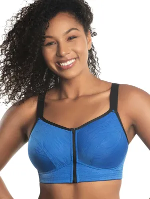 Parfait Wave Wire-free Zip Front Sports Bra