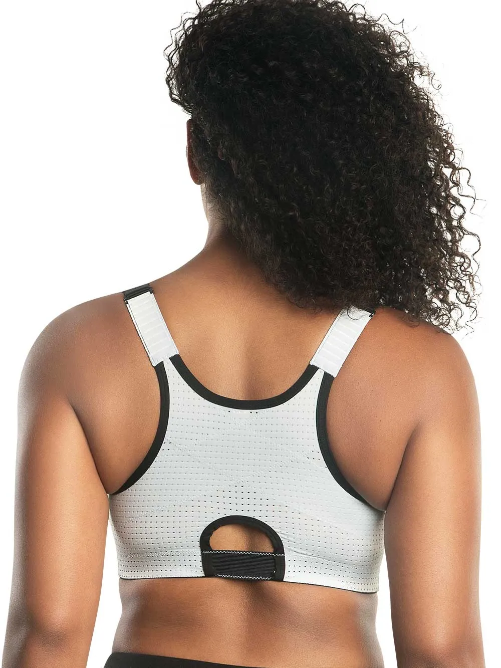 Parfait Wave Wire-free Zip Front Sports Bra