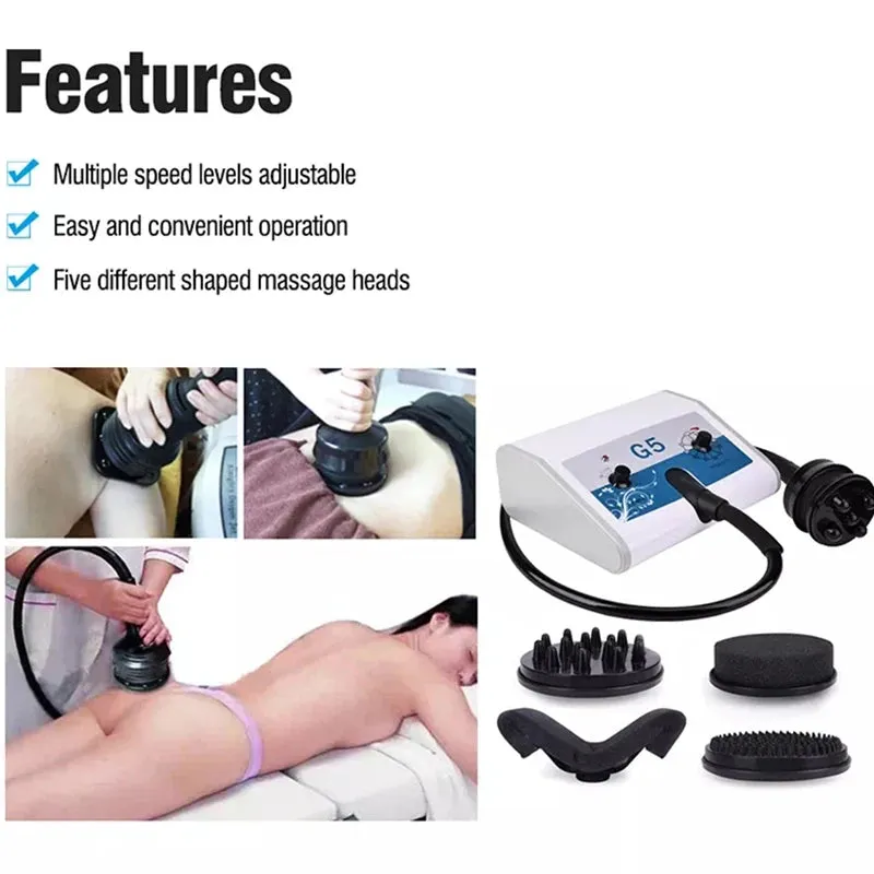 Professional G5 Waist Massager Body Vibrator High Frequency Body Massager Machine Massage with Vibration for Spa