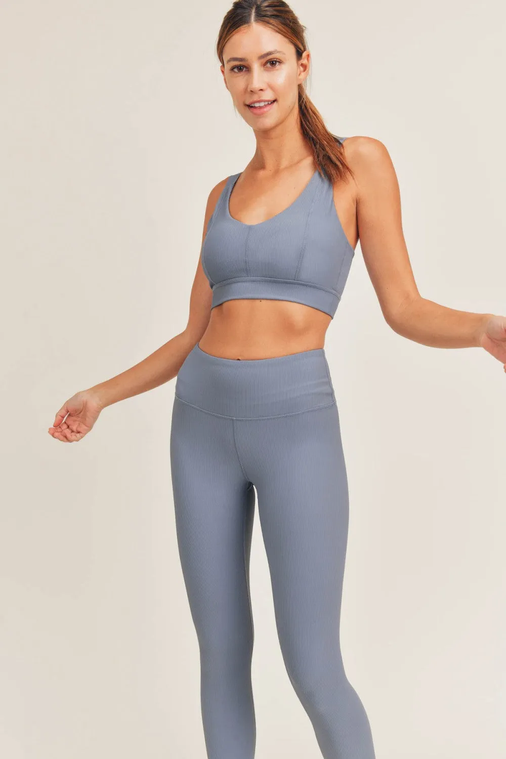 Ribbed Ocean Bra