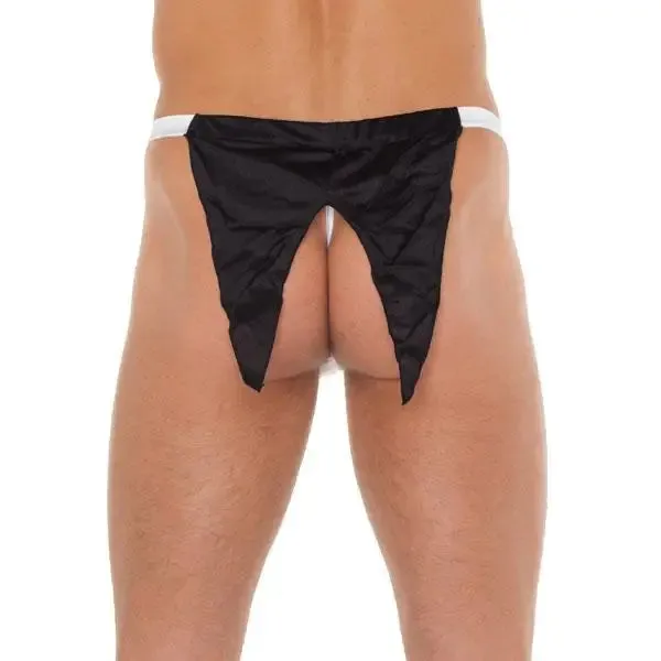 Rimba Mens Waiter White G-string