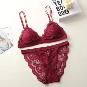 Sajiero ELF Padded Bra and Panty Set